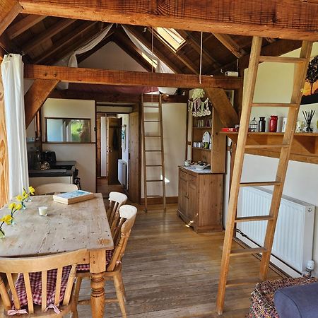 Log Cabin At The Old Summer Dairy Glastonbury Somerton  Dış mekan fotoğraf